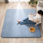 極厚30mmウレタン入り 接触冷感ラグ ジャカード(Nクール極冷 130X185 ブルー Q03) 9枚目画像