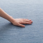 極厚30mmウレタン入り 接触冷感ラグ ジャカード(Nクール極冷 130X185 ブルー Q03) 12枚目画像