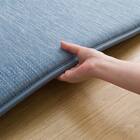 極厚30mmウレタン入り 接触冷感ラグ ジャカード(Nクール極冷 130X185 ブルー Q03) 13枚目画像