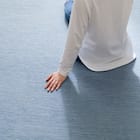 極厚30mmウレタン入り 接触冷感ラグ ジャカード(Nクール極冷 130X185 ブルー Q03) 15枚目画像