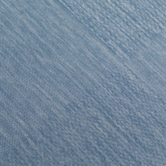 極厚30mmウレタン入り 接触冷感ラグ ジャカード(Nクール極冷 185X185 ブルー Q03) 11枚目画像