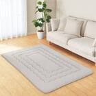 極厚50mmウレタン入り 接触冷感ラグ(Nクール極冷 130X185 グレー QA04) 2枚目画像