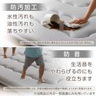 極厚50mmウレタン入り 接触冷感ラグ(Nクール極冷 130X185 グレー QA04) 5枚目画像