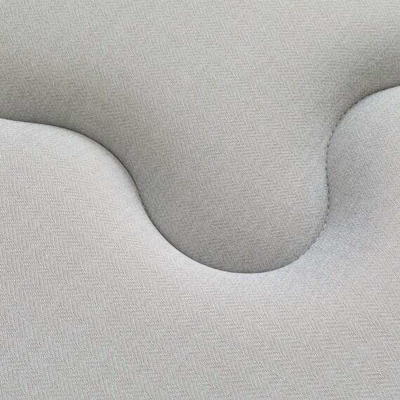 極厚50mmウレタン入り 接触冷感ラグ(Nクール極冷 130X185 グレー QA04) 10枚目画像