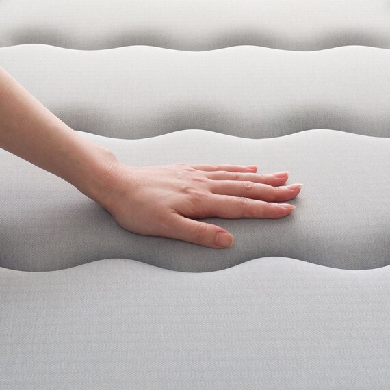 極厚50mmウレタン入り 接触冷感ラグ(Nクール極冷 130X185 グレー QA04) 11枚目画像