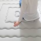 極厚50mmウレタン入り 接触冷感ラグ(Nクール極冷 130X185 グレー QA04) 13枚目画像