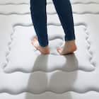 極厚50mmウレタン入り 接触冷感ラグ(Nクール極冷 130X185 グレー QA04) 14枚目画像