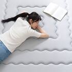 極厚50mmウレタン入り 接触冷感 防汚 ラグ(Nクール極冷 185X185 グレー QA04) 7枚目画像