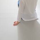 低反発 極厚30mmウレタン入り 接触冷感ラグ(Nクール極冷 130X185 グレー Y02) 14枚目画像