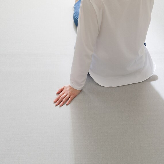 低反発 極厚30mmウレタン入り 接触冷感ラグ(Nクール極冷 130X185 グレー Y02) 14枚目画像