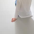 低反発 極厚30mmウレタン入り 接触冷感ラグ(Nクール極冷 130X185 グレー Y02) 14枚目画像