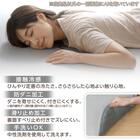 低反発 極厚30mmウレタン入り 接触冷感 防汚 ラグ(Nクール極冷 185X185 グレー Y02) 4枚目画像