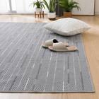 洗えるラグ(130X185 グレー SL01) 1枚目画像