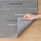 洗えるラグ(130X185 グレー SL01) 4枚目画像