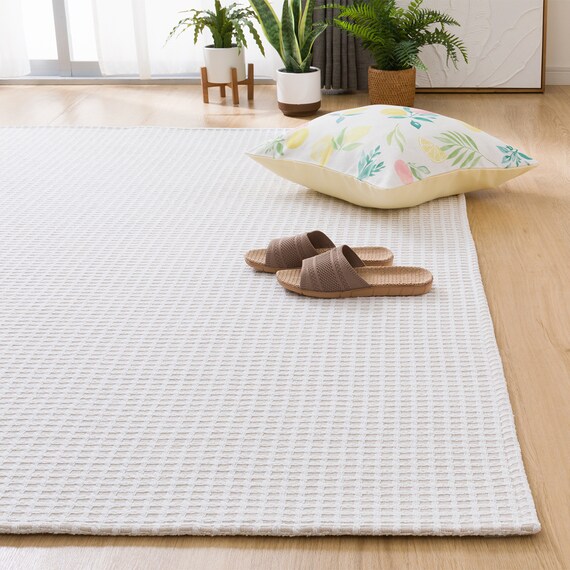 ジャカード織りラグ(130X185 ベージュ ZH03) 1枚目画像