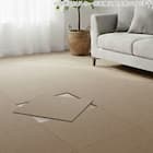 【10枚以上から購入可】 洗えるタイルカーペットLT 50X50cm(ベージュ SL03) 1枚目画像