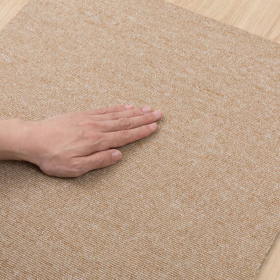 【10枚以上から購入可】 洗えるタイルカーペットLT 50X50cm(ベージュ SL03) 14枚目画像