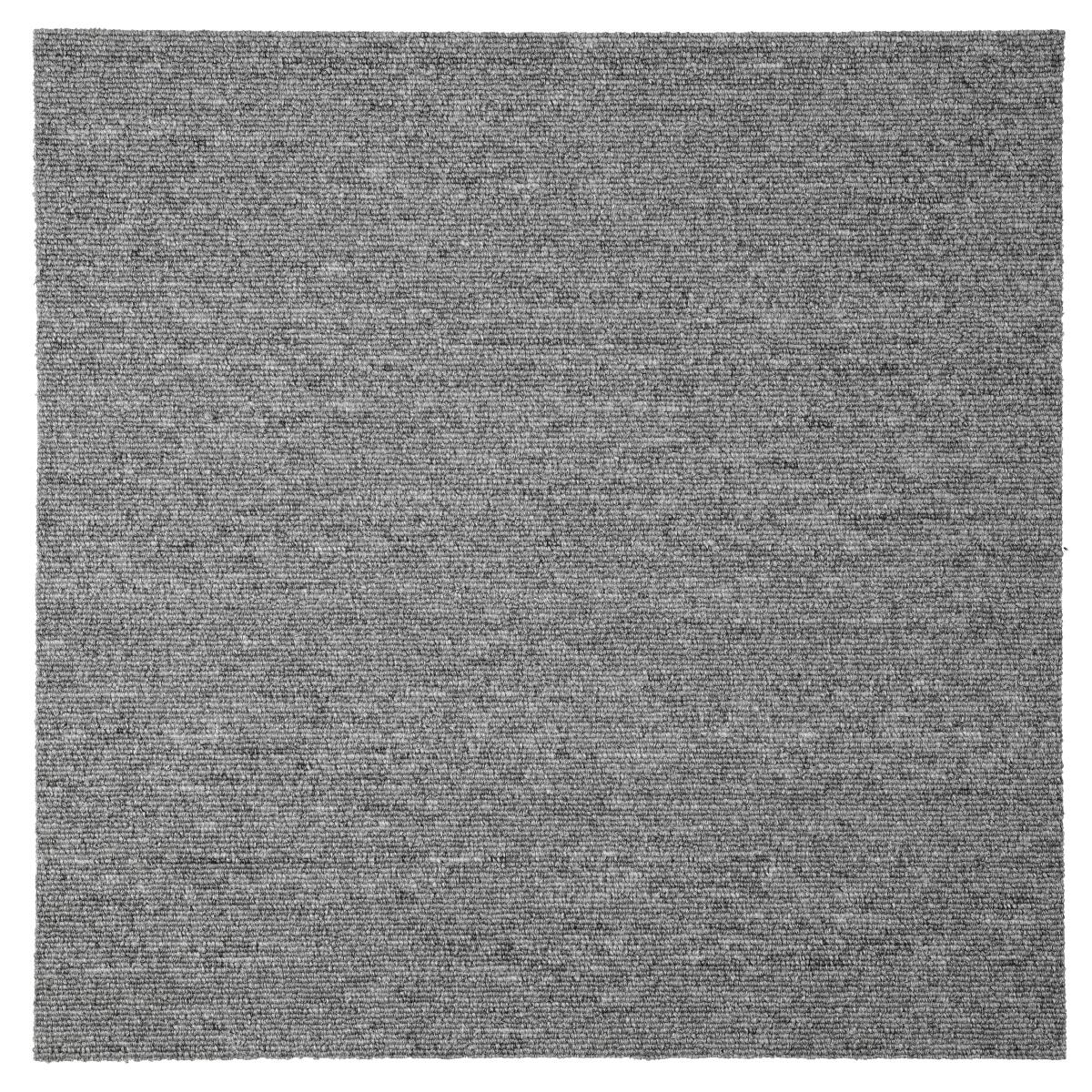 10帖セット】80枚入 手で洗える タイルカーペットLT 50X50cm(グレー