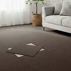 【10枚以上から購入可】 洗えるタイルカーペットLT 50X50cm(ダークブラウン SL03) 1枚目画像