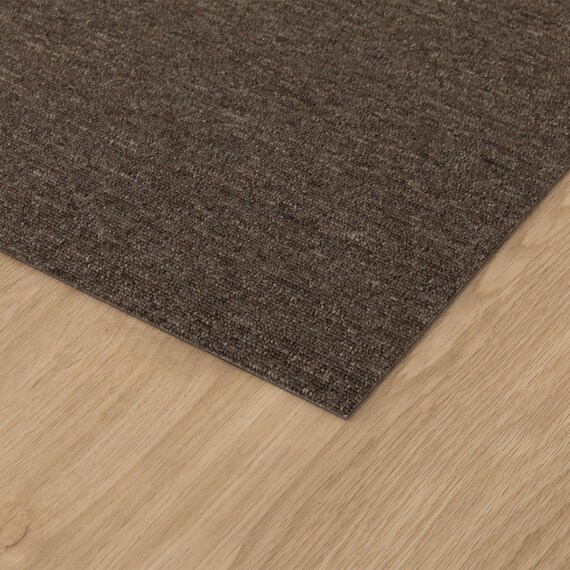【10枚以上から購入可】 洗えるタイルカーペットLT 50X50cm(ダークブラウン SL03) 11枚目画像