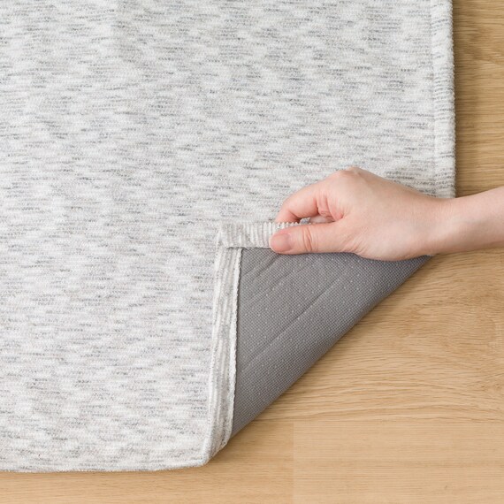 ウレタン入りラグ(130X185 グレー QA05) 4枚目画像