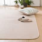 ウレタン入りラグ(185X185 ベージュ WY06) 1枚目画像