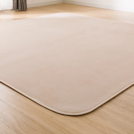 ウレタン入りラグ(185X185 ベージュ WY06) 2枚目画像