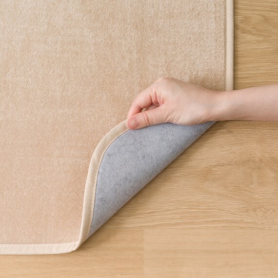 ウレタン入りラグ(185X185 ベージュ WY06) 4枚目画像