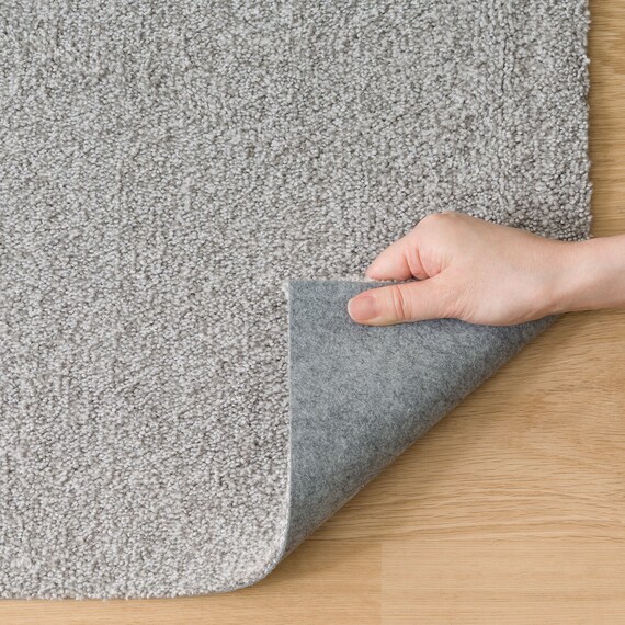 フリーカットラグ(130X185 グレー SL04) 5枚目画像