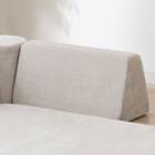 ラグといっしょにつかうクッション(60X26 グレー WY07) 1枚目画像