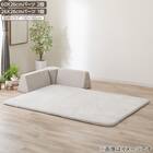 ラグといっしょにつかうクッション(60X26 グレー WY07) 2枚目画像