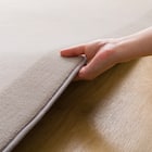 4辺なめらかカット 30mmウレタン入り防汚加工+防ダニ加工+防音ラグ(130X185 モカ YU04) 7枚目画像