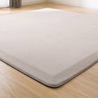 4辺なめらかカット 30mmウレタン入り防汚加工+防ダニ加工+防音ラグ(185X185 モカ YU04) 4枚目画像