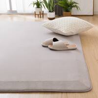 4辺なめらかカット 30mmウレタン入り防汚加工+防ダニ加工+防音ラグ(200X240 モカ YU04)