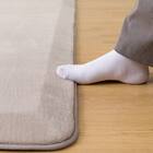 4辺なめらかカット 30mmウレタン入り防汚加工+防ダニ加工+防音ラグ(200X240 モカ YU04) 6枚目画像