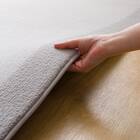 4辺なめらかカット 30mmウレタン入り防音ラグ(130X185 グレー YU03) 7枚目画像