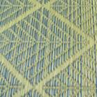 国産い草ラグ マスクロス (191×191cm ブルー) 3枚目画像