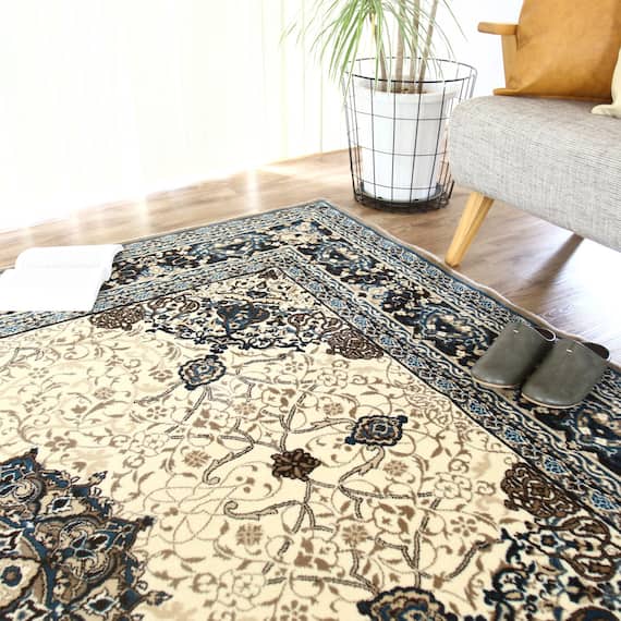 アクリル100%の国産モケットラグ 200×250cm (TTN ベージュ) 2枚目画像