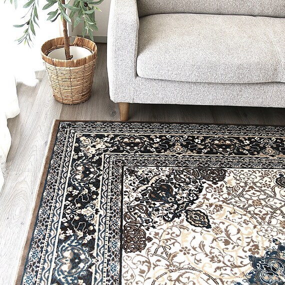 アクリル100％の国産モケットラグ 240×330cm (TTN ベージュ) 1枚目画像