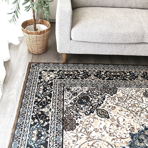 アクリル100%の国産モケットラグ 240×330cm (TTN ベージュ) 1枚目画像