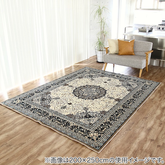 アクリル100%の国産モケットラグ 240×330cm (TTN ベージュ) 5枚目画像