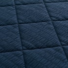 洗える抗菌防臭加工 ラグ Dプレーン(130X185 ネイビー rST1) 11枚目画像