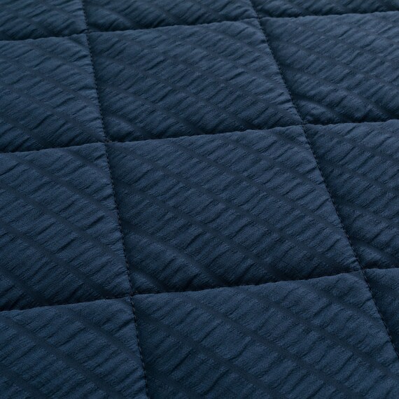 洗える抗菌防臭加工 ラグ Dプレーン(130X185 ネイビー rST1) 11枚目画像