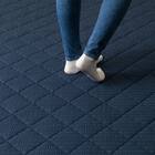 洗える抗菌防臭加工 ラグ Dプレーン(130X185 ネイビー rST1) 14枚目画像