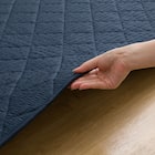 洗える抗菌防臭加工 ラグ Dプレーン(130X185 ネイビー rST1) 15枚目画像