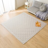 洗える抗菌防臭加工ラグ 麻混風PFL(NR02)