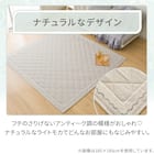 洗える抗菌防臭加工ラグ 麻混風PFL(130X185 NR02) 2枚目画像