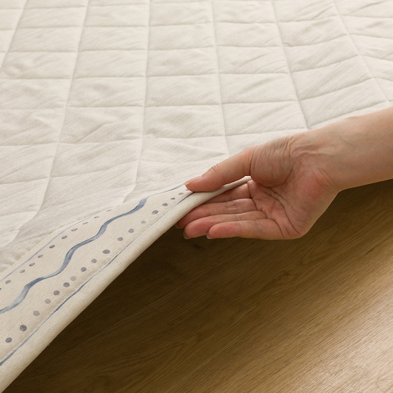 洗える抗菌防臭加工ラグ 麻混風PFL(130X185 NR02) 15枚目画像