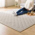洗える抗菌防臭加工ラグ 麻混風PFL(130X185 NR02) 17枚目画像