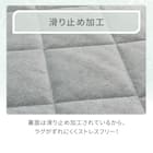 洗える抗菌防臭加工ラグ 麻混風PFL(185X240 NR02) 5枚目画像